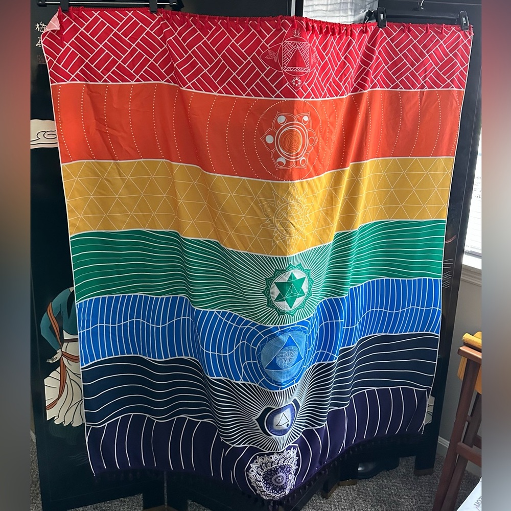 Rainbow Chakra Tapestry